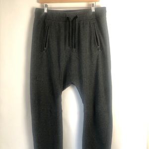 H&M Basic Zip Pocket Sweatpant Jogger Size Large